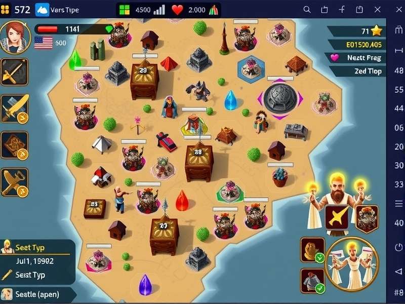 Cumin Surge Conqueror gameplay screenshot showing strategic map and resource management